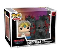 Funko Masters Of The Universe-pop Town Sorceress W/castle Grayskull Figure