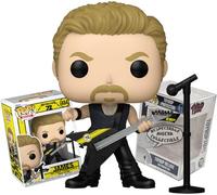 Funko Metallica James Hetfield 72 Seasons with Mic Stand and Guitar + ToyBop Protector: Pop! Rocks Vinyl Figure (Bundled with Pro-Deluxe Pop Protector Collector Case Box Gift Set)