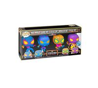 Funko POP! Games: Miles Morales - 4 Pack - Blacklight - Miles Morales Game - Collectable Vinyl Figure - Gift Idea - Official Merchandise - Toys for Kids & Adults - Games Fans