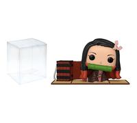 Funko Mini Nezuk o in Box (Boxlunch): P o p ! Animation Vinyl Figurine Bundle with 1 Compatible Protector (883-50346 - B)