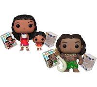 Funko Moana 2 Movie (Set of 2) + ToyBop Protector: Pop! Disney Vinyl Figure (Bundled with Pro-Deluxe Pop Protector Collector Case Box Gift Set)