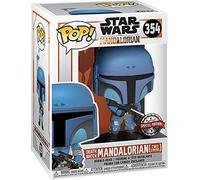 Funko , Multicolor,FK46091 Star Wars The Mandalorian POP! TV Vinyl Figure Death Watch Mandalorian (Two Stripes) 9 cm