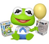 Funko Muppet Babies Baby Kermit the Frog with Balloon + ToyBop Protector: Pop! TV Animation Vinyl Figure (Bundled with Pro-Deluxe Pop Protector Collector Case Box Gift Set)