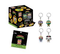 Funko Pop! Keychain: Teenage Mutant Ninja Turtles - Leonardo - TMNT Retro/Classic Novelty Keyring - Collectable Mini Figure - Stocking Filler - Gift Idea - Official Merchandise - TV Fans