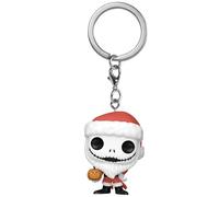 Funko Nightmare Before Christmas Jack-O-Lantern Santa Pocket Keyring, Multi-Colour, One Size, Multi-Colour, One Size, multi-coloured, One size