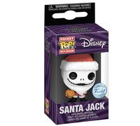 Funko Nightmare Before Christmas Jack-O-Lantern Santa Pocket Keyring, Multi-Colour, One Size, Multi-Colour, One Size, multi-coloured, One size