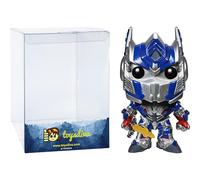 Funko Optimu s Prime: P o p ! Movies Vinyl Figurine Bundle with 1 Compatible Graphic Protector (110-03815 - B)