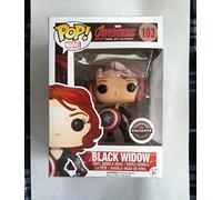 Funko - Pdf00005545 - Pop - Marvel - Avengers 2 - Black Widow with Cap's Shield 103 - Black/Grey