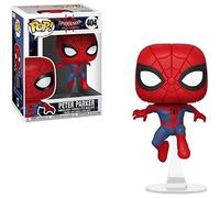Funko Peter Parker: Spider-Man - Into The Spider-Verse x POP! Marvel Vinyl Figure & 1 PET Plastic Graphical Protector Bundle [#404 / 34755 - B]