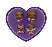 Funko Pocket POP! Disney the Nightmare Before Christmas Valentines Box 4 Pack - Jack Skellington - (Choc) - Keychain - Collectable Vinyl Mini Figure Novelty Keyring - Stocking Filler - Gift Idea