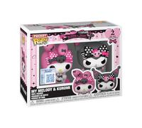 Funko Pocket Pop! Hello Kitty - (Kuromi + 20th) - K/Mystery Mini - K/Mystery Mini 2 Pack - (SE) - Keychain Novelty Keyring - Collectable Figure - Stocking Filler - Gift Idea - Anime Fans