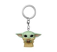 Funko Pop! Keychain: Star Wars: the Mandalorian - Raspberry - Grogu (the Child, Baby Yoda) - (Grogu (the Child, Baby Yoda), Baby Yoda) With Cup Novelty Keyring - Collectable Mini Figure - Gift Idea