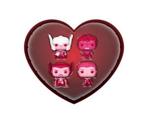 Funko Pocket POP! Marvel Classic Val Box 4 Pieces - Doctor Strange - Marvel Comics - Keychain Novelty Keyring - Collectable Mini Figure - Stocking Filler - Gift Idea - Official Merchandise