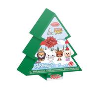 Funko Pocket POP! Rudolph the Red-Nosed Reindeer - Tree Box - Porte-clés | Official Cartoon/Animation Merch - Mini Figurine Keyring for Keys, Bags and Backpacks - Stocking Filler and Party Bag Gift