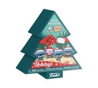 Funko Pocket Pop! Stitch Holiday - 4 Pack Tree Box - Lilo and Stitch - Keychain Novelty Keyring - Collectable Mini Figure - Stocking Filler - Gift Idea - Official Merchandise - Disney/Pixar Fans