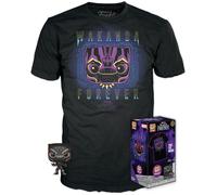 Funko Pocket Pop! & Tee: Marvel-BP - Black Panther - Extra - (Child) - Extra Large - (XL) - Marvel Comics - T-Shirt - Clothes With Collectable Vinyl Minifigure - Gift Idea - Toys and Short Sleeve Top