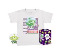 Funko Pocket Pop! & Tee: Disney - Alien Buzz Lightyear - for Children and Kids - Medium - Disney: Toy Story - T-Shirt - Clothes With Collectable Vinyl Minifigure - Gift Idea for Boys and Girls
