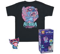 Funko Pocket POP! & Tee: Disney - Summer Stich Stitch - Extra - for Children and Kids - Extra Large - (XL) - T-Shirt - Clothes With Collectable Vinyl Minifigure - Gift Idea for Boys and Girls