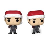 Funko Pocket POP! the Office - Michael Scott - Tree Holiday Box 4 Pieces - Keychain Novelty Keyring - Collectable Mini Figure - Stocking Filler - Gift Idea - Official Merchandise - TV Fans