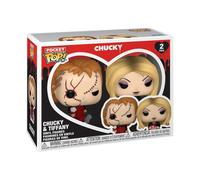 Funko Pocket POP Valentines 2 Pack - Chucky - Keychain Novelty Keyring - Collectable Mini Figure - Stocking Filler - Gift Idea - Official Merchandise