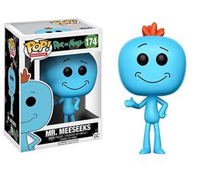 Funko Pop! 12441 Animation: Rick and Morty - Mr. Meeseeks Vinyl Figure (Random model) Multi One Size