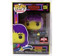 Funko Pop 1250 Eddie Netflix Stranger Things Target Con Exclusive Blacklight