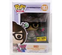 Funko Pop 183 Mei w/ Snowball Overwatch Hot Topic Exclusive Vinyl Figure 2017