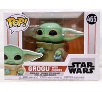 Funko Pop 2021 Star Wars The Mandalorian 465 Grogu With Cookies Vinyl Figure