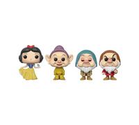 Funko Pop 4-Pack Snow White Seven Dwarfs - Dopey Sleepy Doc. Limited Edition Release.