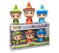Funko Pop! 45934 Fauna / Flora / Merryweather Sleeping Beauty (Fairy Godmother 3-Pack) [Spring Convention]