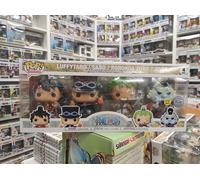 Funko Pop 4Pack Luffy Taro/Sabo/Zoro/Jinbe - One Piece Special Glow In The Dark