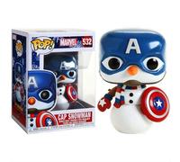 Funko POP 532 Marvel Holiday Captain America Cap Snowman