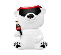 Funko POP! Ad Icons: Coke - Coca Cola Polar Bear Bear - (90's) - Flocked - Coca-Cola - Amazon Exclusive - Collectable Vinyl Figure - Gift Idea - Official Merchandise - Toys for Kids & Adults