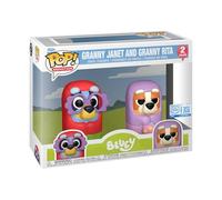 Funko POP! Animation: Bluey - Bluey & Bingo 2 Pack - Amazon Exclusive | Official Merch - Collectable Vinyl Figurine for Shelf Display - Birthday Gift Idea for Fans and Collectors