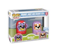 Funko POP! Animation: Bluey - Granny Janet & Granny Rita - 2 Pack - Amazon Exclusive - Collectable Vinyl Figure - Official Merchandise - Toys for Kids & Adults