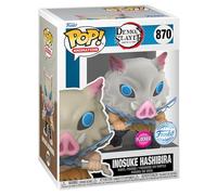 Funko POP! Animation - Demon Slayer - Inosuke - Flocked - Collectable Vinyl Figure - Gift Idea - Official Merchandise - Toys for Kids & Adults - Anime Fans - Model Figure for Collectors and Display
