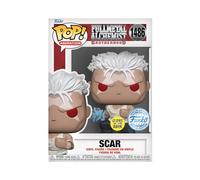 Funko POP! Animation: FMA: B - Scar - Glow In the Dark - Full Metal Alchemist: Brotherhood - Amazon Exclusive - Collectable Vinyl Figure - Gift Idea - Official Merchandise - Toys for Kids & Adults