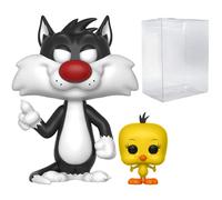 Funko Pop! Animation: Looney Tunes - Sylvester and Tweety Vinyl Figure (Bundled with Pop Box Protector CASE)
