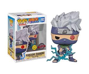 Funko POP Animation: Naruto Shippuden Kakashi (Raikiri) Glow-in-The-Dark Vinyl Figure Exclusive