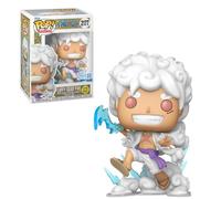 Funko Pop! Animation One Piece Luffy Gear Five #2177, Glow in The Dark Exclusive Vinyl Figure with Lightning, 5.3 Inches