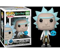 Funko POP! Animation: Rick and Morty - Rick & Morty with Crystal Skull | Official Cartoon/Animation Merch - Collectable Vinyl Figurine for Shelf Display - Birthday Gift Idea for Fans and Collectors
