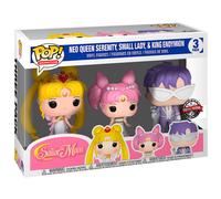 Set 3 Pop Figures Sailor Moon Queen Serenity Small Lady King Endymion Exclusive