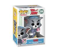Funko POP! Animation: Tom & Jerry - Tom with Clock | Official Cartoon/Animation Merch - Collectable Vinyl Figurine for Shelf Display - Birthday Gift Idea for Fans and Collectors