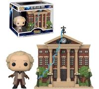 Funko POP! Town: BTTF - Dr. Emmett Brown - Doc With Clock Tower - Back to the Future - Collectable Vinyl Figure - Gift Idea - Official Merchandise - Toys for Kids & Adults - Movies Fans
