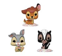 Funko Pop! Bambi Set of 3 - Bambi, Thumper and Flower
