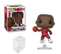 Funko POP Basketball: NBA Chicago Bulls Michael Jordan Vinyl Figure Bundle with 1 PopShield Pop Box Protector