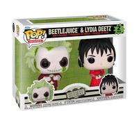 Funko Pop! Beetlejuice 2 Animation Vinyl 2 Pack & Lydia Deetz Mini 9 Cm Figure
