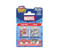 Funko Pop! Bitty Spider-Man - Spider-Man & Venom - 2.2cm - Collectible - Gift Idea - Party Socks - Cake Decoration