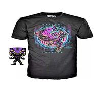 Funko POP Blacklight - Black Panther POP & Tee XL