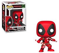 Funko POP! Bobble: Marvel: Holiday Deadpool With Candy Canes - Collectable Vinyl Figure - Gift Idea - Official Merchandise - Toys for Kids & Adults - Comic Books Fans - Model Figure for Collectors